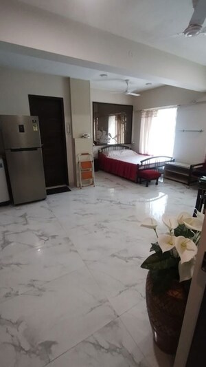 Living Room in 1 RK Apartment at Krishna Kripa Apartment, Khar West – for Sale