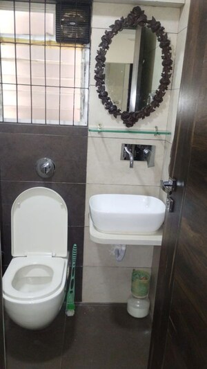 Bathroom in 1 RK Apartment at Krishna Kripa Apartment, Khar West – for Sale