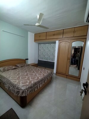 Master Bedroom in 2 BHK Apartment at Goel Ganga Hill Mist Garden, Kondhwa – for Rent