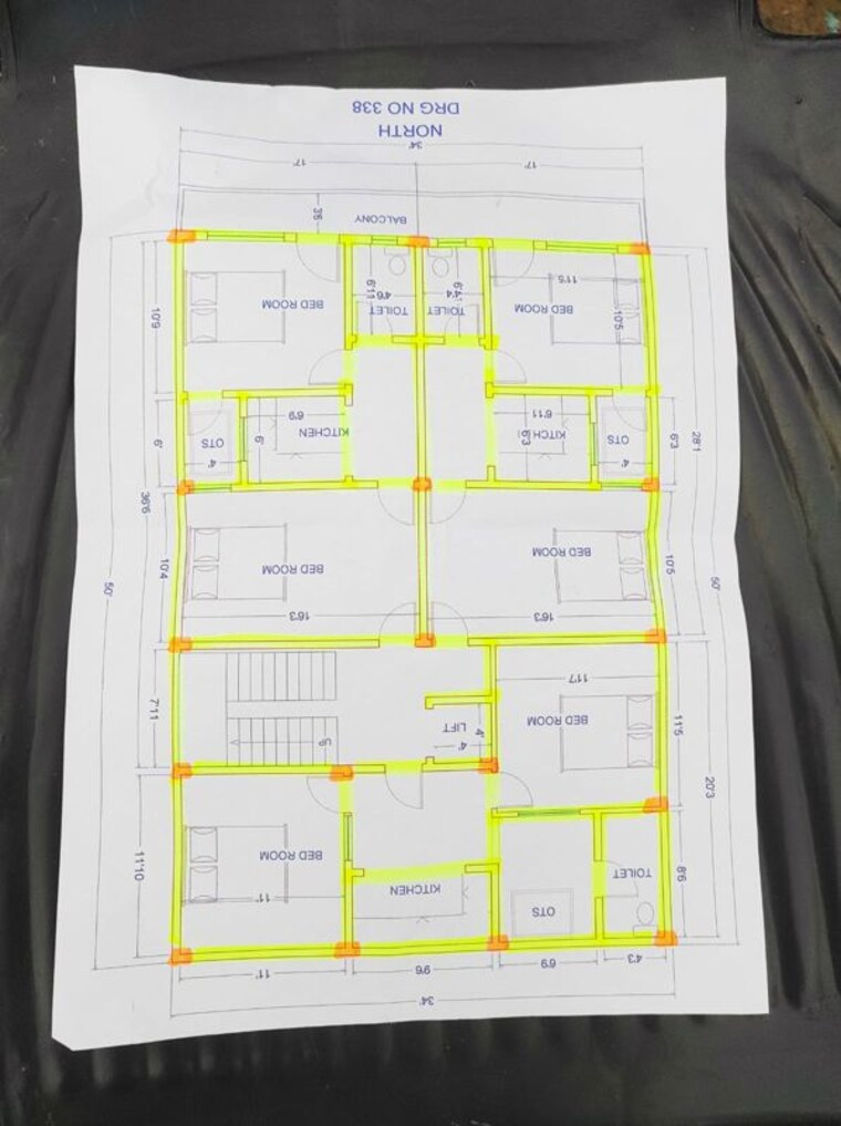 Master Plan, dubagga 2 Bedroom 600 Sq.Ft. Apartment In Dubagga Lucknow 9687686