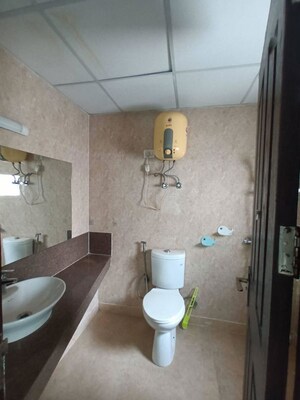 Bathroom in 3 BHK Apartment at ABA Cherry County, Tech Zone 4 Greater Noida – for Rent