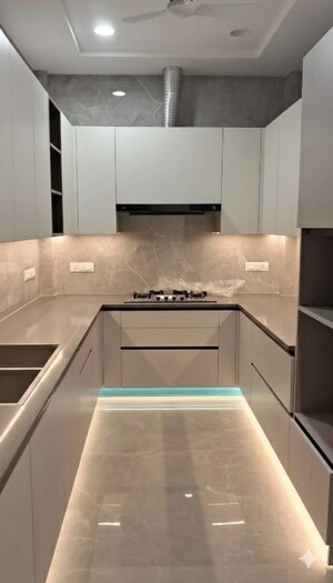 Kitchen in 3 BHK Builder Floor at Kalkaji – for Rent