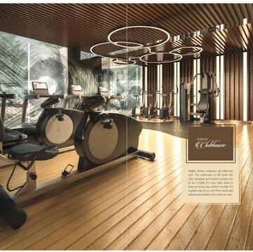 Gym in 2 BHK Apartment at RNA NG Eclat, Yamnuna Nagar – for Rent