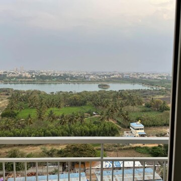 Balcony in 1 BHK Apartment at Rohan Upavan, Byrathi – for Rent