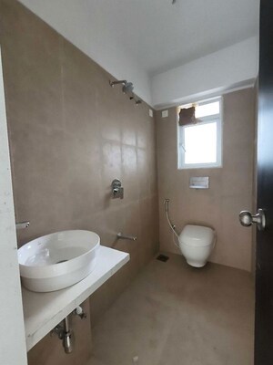 Bathroom in 2 BHK Apartment at Alliance Fortuna Blue, Lower Parel – for Rent