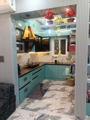 Kitchen in 3 BHK Builder Floor at Niti Khand – for Rent