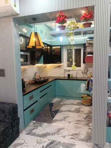 Kitchen in 3 BHK Builder Floor at Niti Khand – for Rent