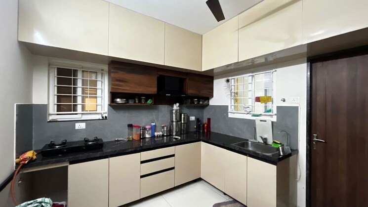 Kitchen, my-home-tridasa 3 Bedroom 1840 Sq.Ft. Apartment In Tellapur Hyderabad 9688718