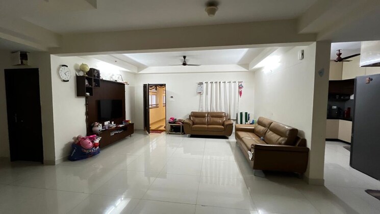Living Room, my-home-tridasa 3 Bedroom 1840 Sq.Ft. Apartment In Tellapur Hyderabad 8034612