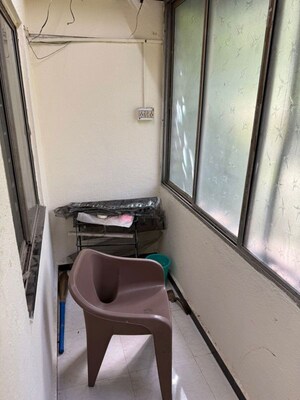 Balcony in 2 BHK Apartment at Ganga Puram CHS, Viman Nagar – for Rent