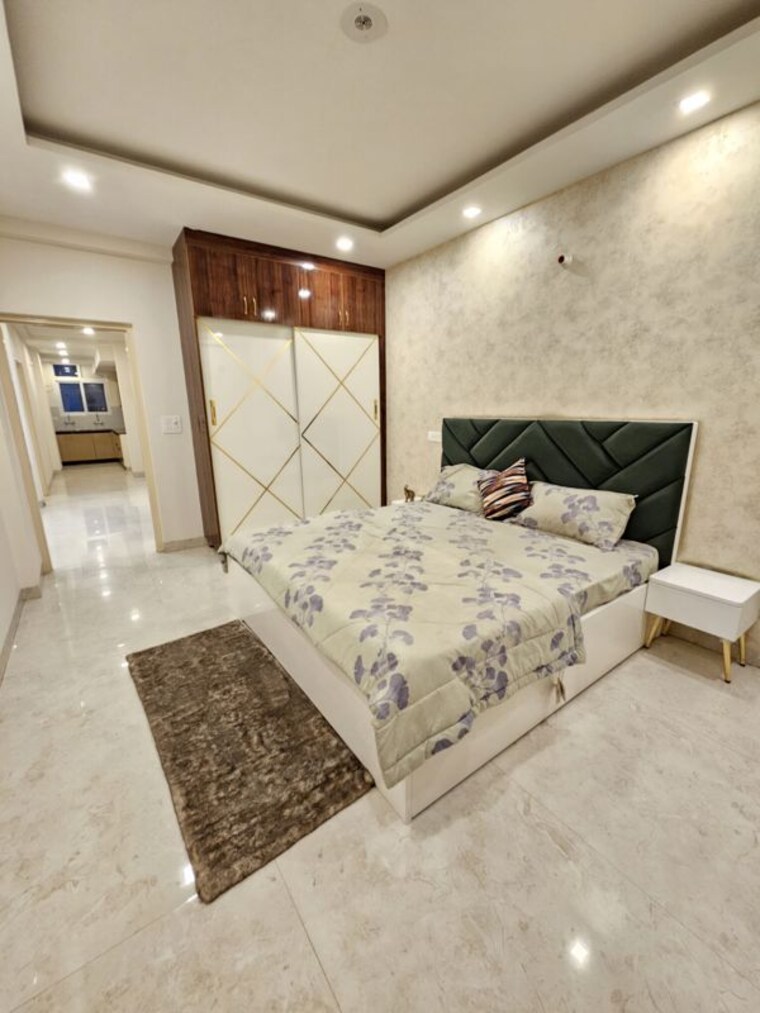 Bedroom, aura-homes 3 Bedroom 1625 Sq.Ft. Builder Floor In Patiala Road Zirakpur 9685154