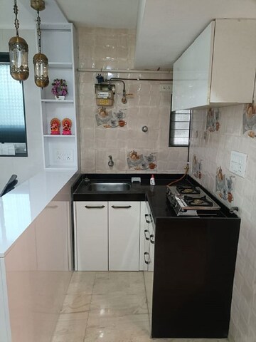 Kitchen in 1 RK Apartment at Khar West – for Rent