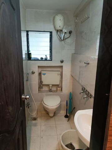 Bathroom in 1 RK Apartment at Khar West – for Rent
