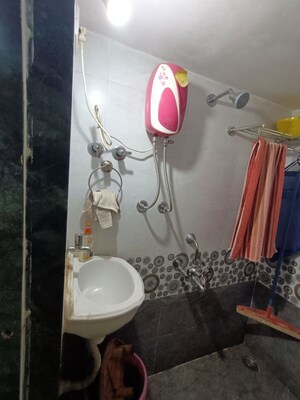 Bathroom in 1 BHK Apartment at Dedhia Golden Park II, Kalyan West – for Rent