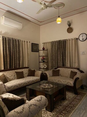 Living Room in 1 BHK Apartment at Alliance Fortuna Blue, Lower Parel – for Rent