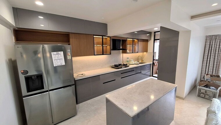 Kitchen, sheth-konark-splendour 3 Bedroom 1680 Sq.Ft. Apartment In Wadgaon Sheri Pune 9690563