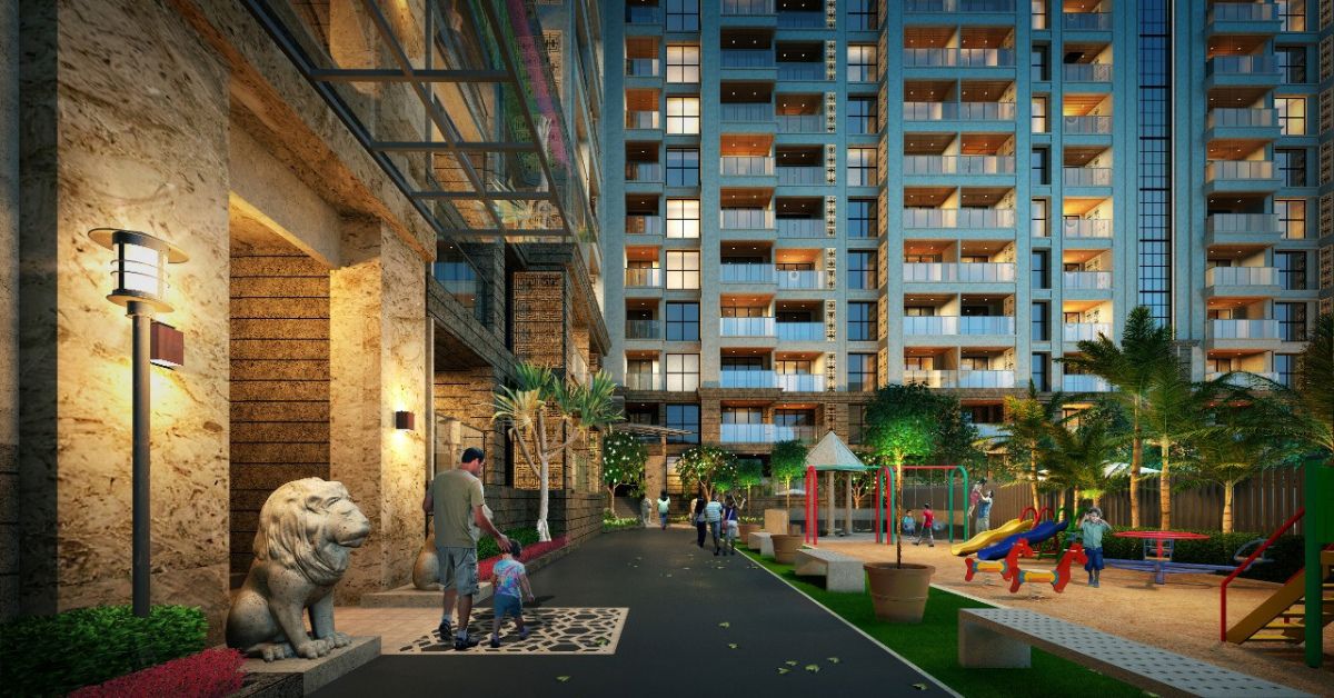 3.5 BHK + Servant Room,Study Room 1720 Sq.Ft. Apartment in Oxy Beaumonde