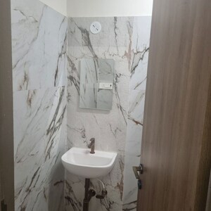 Bathroom in 1 BHK Apartment at Adityaraj Shivraj, Vikhroli East – for Rent