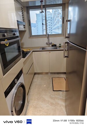 Kitchen in 1 BHK Apartment at Hiranandani Regent Hill, Powai – for Rent