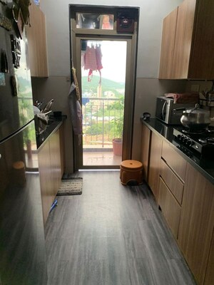 Kitchen in 2 BHK Apartment at Lodha Splendora, Ghodbunder Road – for Rent