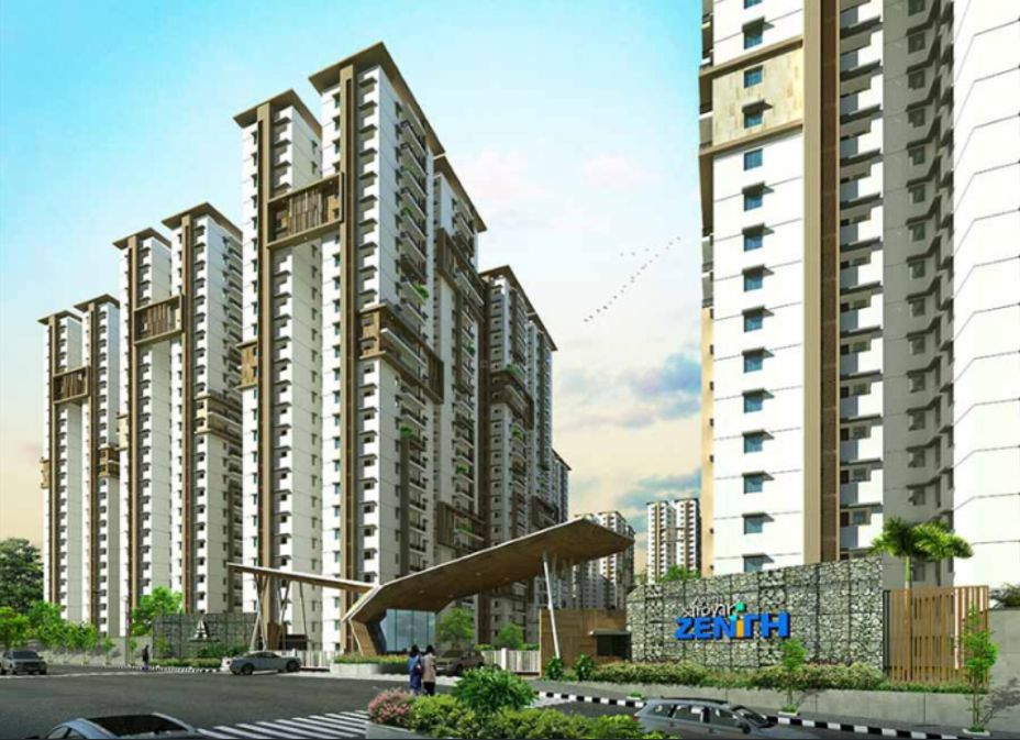 2.5 BHK + Study Room 1505 Sq.Ft. Apartment in Aparna Sarovar Zenith