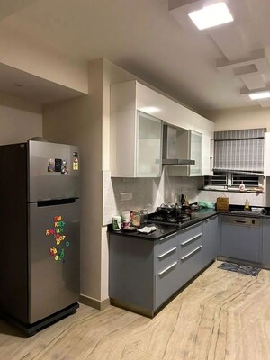 Kitchen in 3 BHK Apartment at Scion Greenmist, Kalyan Nagar – for Rent