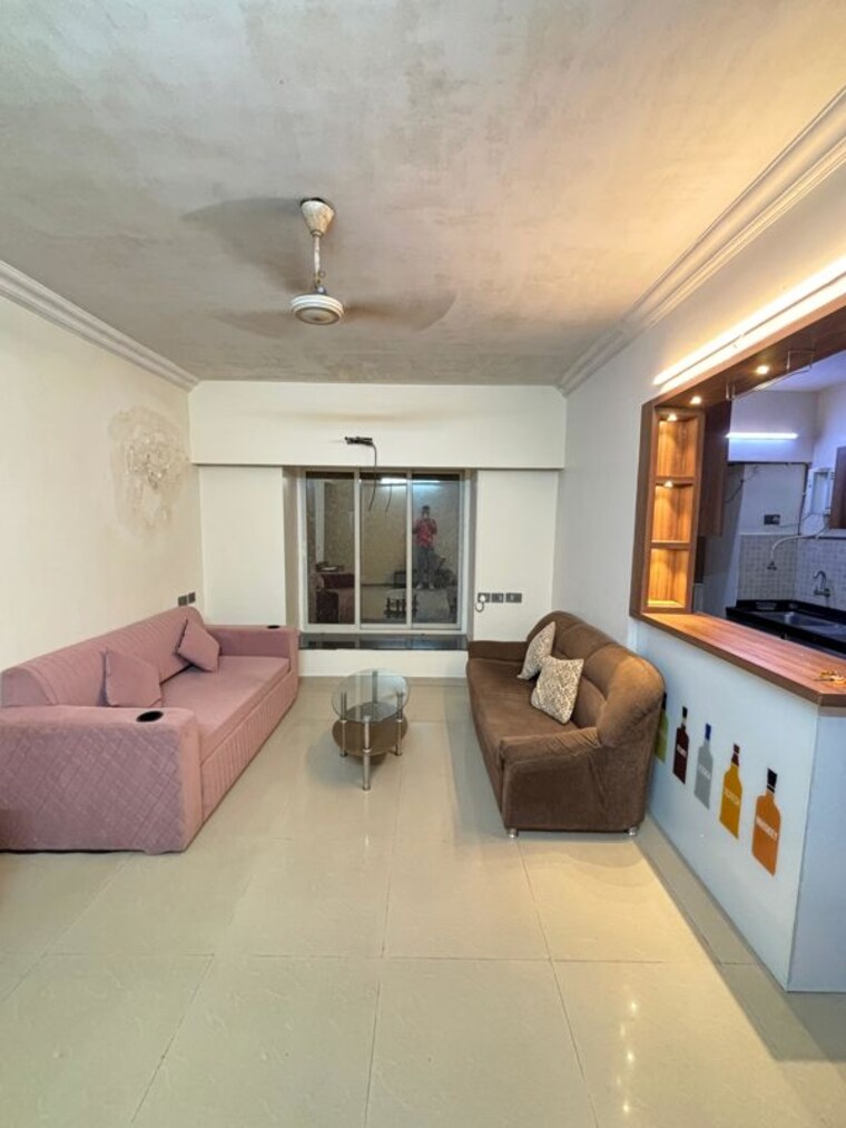 Living Room, mantri-serene 1 Bedroom 600 Sq.Ft. Apartment In Goregaon East Mumbai 9691477