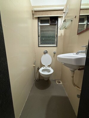 Bathroom in 1 BHK Apartment at Mantri Serene, Goregaon East – for Rent