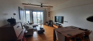 Living Room in 3 BHK Apartment at Rustomjee Paramount, Khar West – for Rent