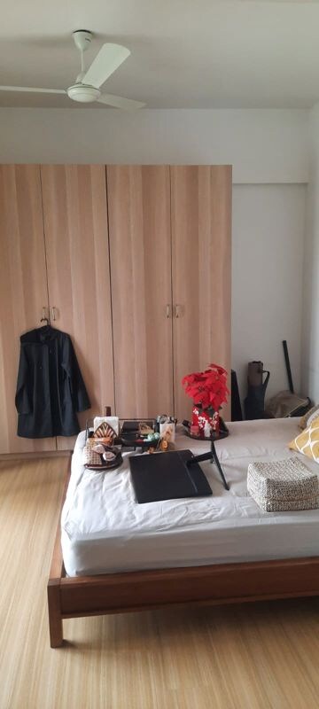 Bedroom in 3 BHK Apartment at Rustomjee Paramount, Khar West – for Rent