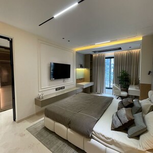 Living Room in 4 BHK Apartment at Gulmohar Colony – for Sale