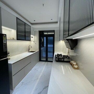 Kitchen in 3 BHK Apartment at Gulmohar Colony – for Sale