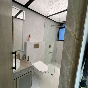 Bathroom in 3 BHK Apartment at Gulmohar Colony – for Sale