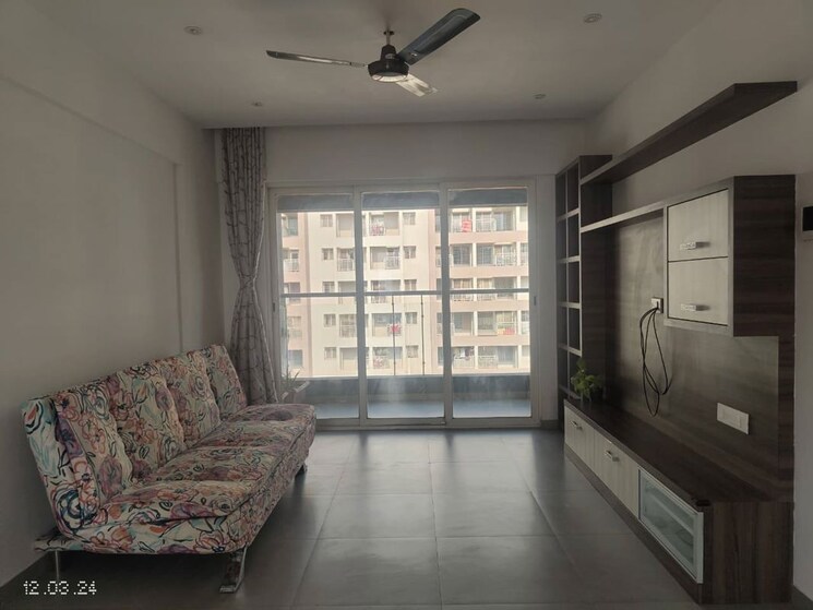 Living Room, florida-river-bank 2 Bedroom 636 Sq.Ft. Apartment In Mundhwa Pune 9689330