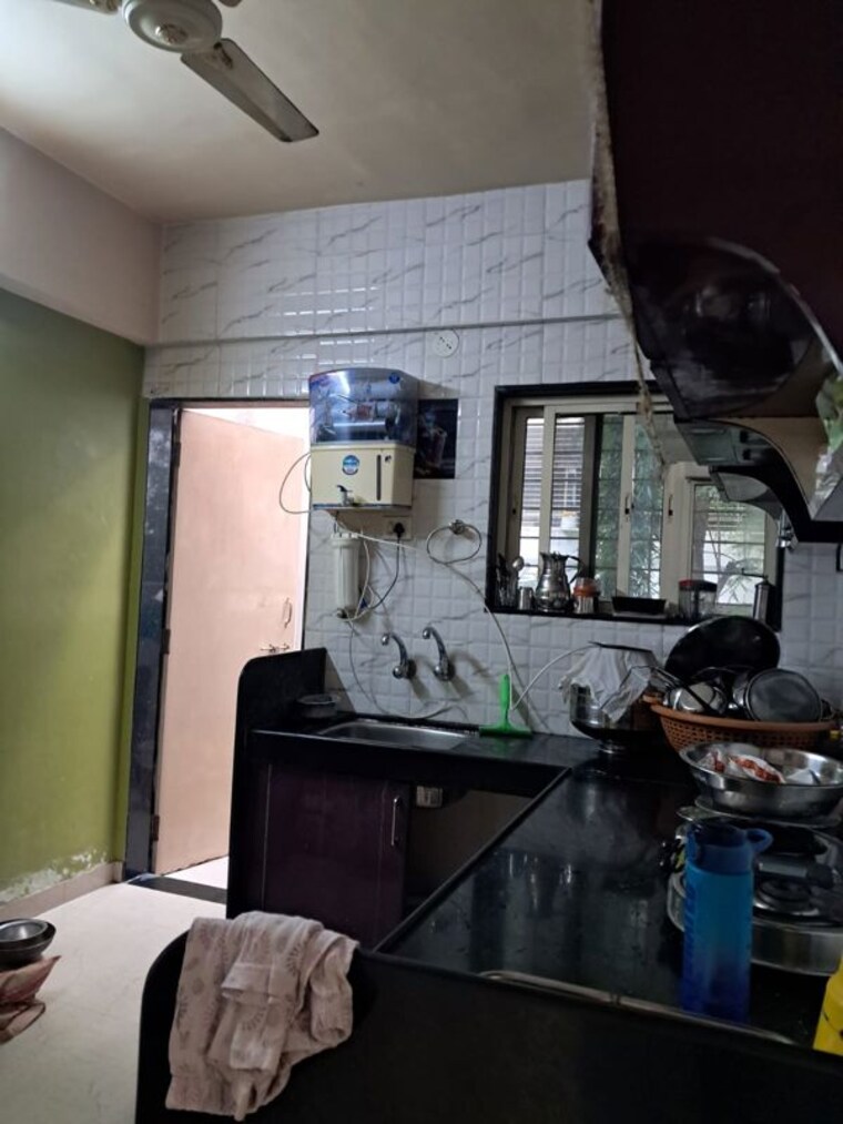 Kitchen, spine-city-mall 2 Bedroom 1000 Sq.Ft. Apartment In Moshi Pune 9693876