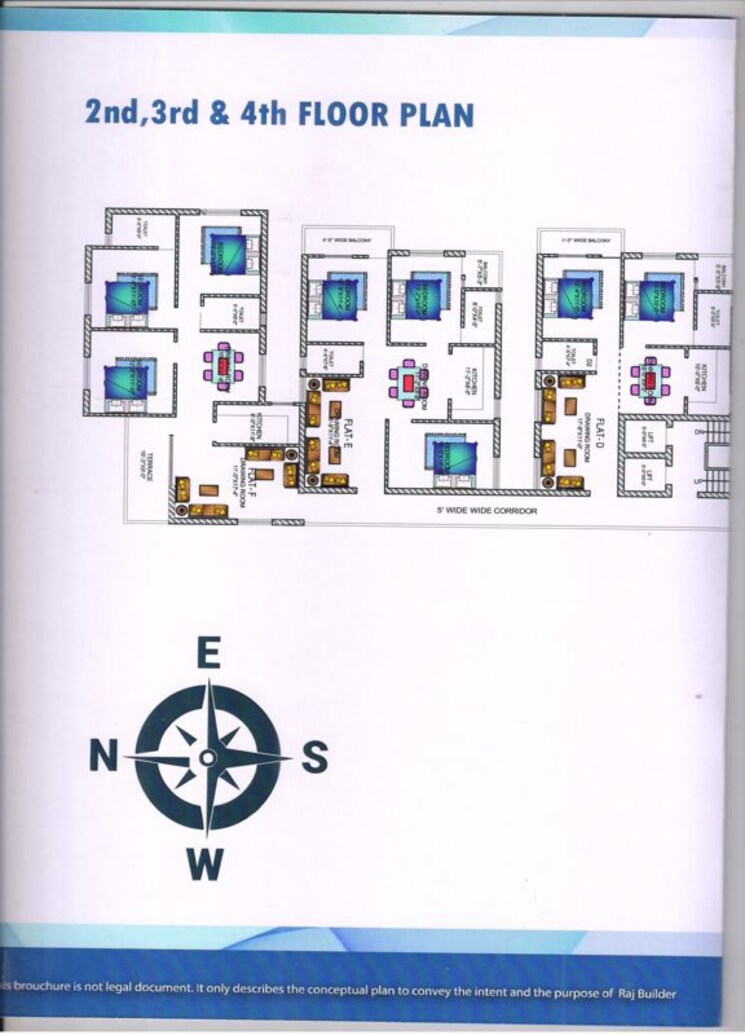 Floor Plan, hinoo 3 Bedroom 1051 Sq.Ft. Apartment In Hinoo Ranchi 9693941