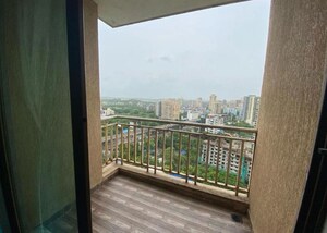 Balcony in 1.5 BHK Apartment at Rosa Gardenia, Ghodbunder Road – for Rent