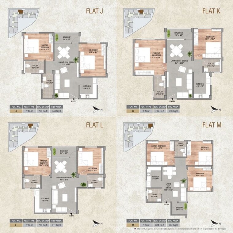 Floor Plan, champasari 2 Bedroom 938 Sq.Ft. Apartment In Champasari Siliguri 9547009