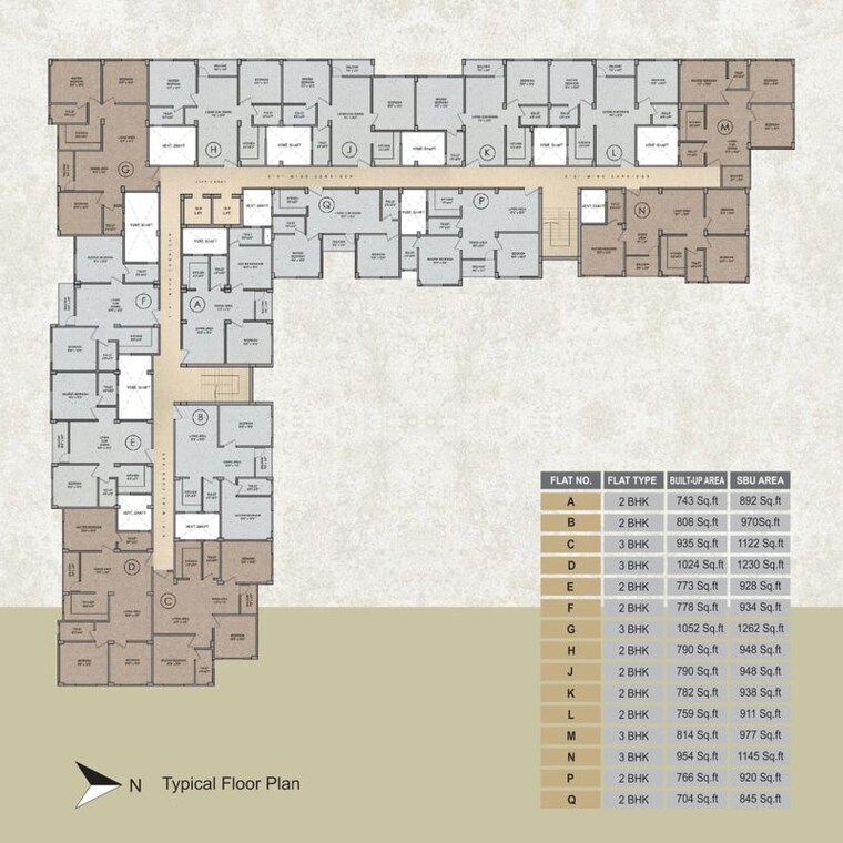 Master Plan, champasari 2 Bedroom 892 Sq.Ft. Apartment In Champasari Siliguri 9515620