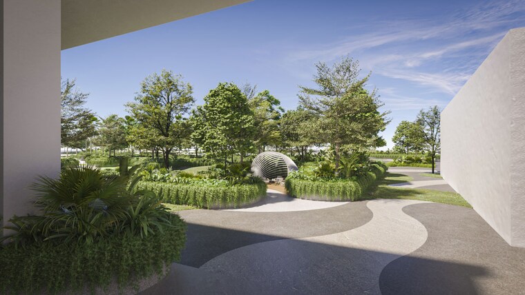 Garden, rustomjee-uptown-urbania 3 Bedroom 883 Sq.Ft. Apartment In Majiwada Thane 9695875