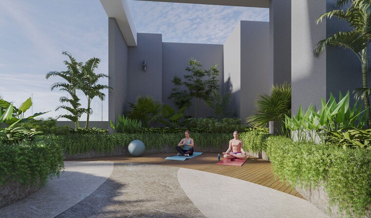 Garden, rustomjee-uptown-urbania 3 Bedroom 883 Sq.Ft. Apartment In Majiwada Thane 9695875