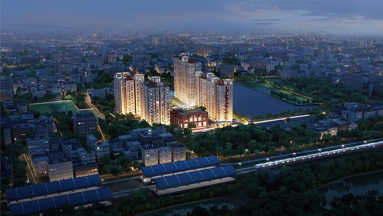 Exterior View, sugam-urban-lakes 3 Bedroom 1026 Sq.Ft. Apartment In Konnagar Kolkata 9696072