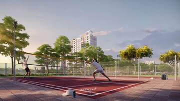 Swimming Pool in 1 BHK Apartment at Dosti Greater Thane, Kalher – for Sale