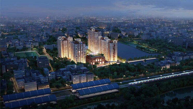 Exterior View, dosti-greater-thane 1 Bedroom 385 Sq.Ft. Apartment In Kalher Thane 9696135