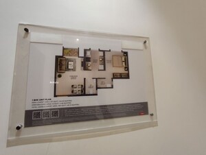 Floor Plan in 1 BHK Apartment at Dosti Greater Thane, Kalher – for Sale