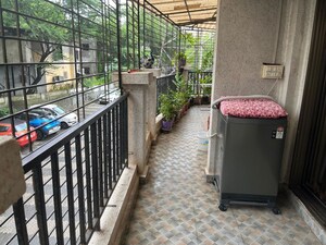 Balcony in 2 BHK Apartment at Jai Madhuban CHS, Kalyan West – for Rent