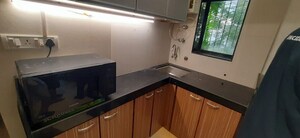 Kitchen in 1 BHK Apartment at Bandra West – for Rent