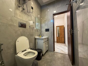 Bathroom in 1 BHK Builder Floor at Greater Kailash I – for Rent