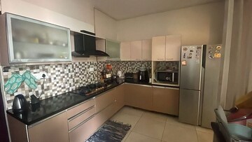Kitchen in 3.5 BHK Apartment at Prestige Lakeside Habitat, Varthur – for Rent