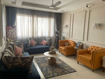 Living Room in 3.5 BHK Apartment at Prestige Lakeside Habitat, Varthur – for Rent